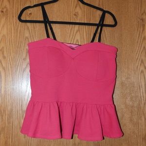 Pink Crop Top Festival Boho Glam